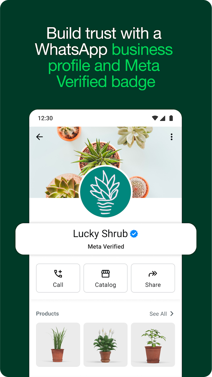 WhatsApp Business screenshot