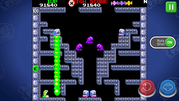 BUBBLE BOBBLE classic screenshot